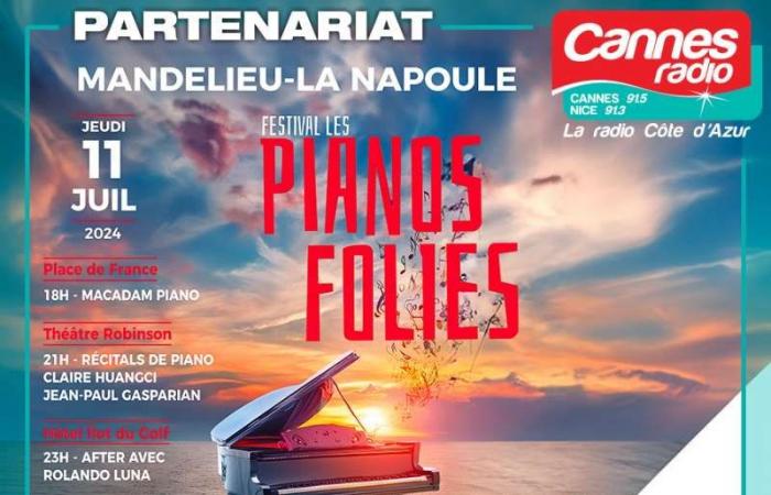 Les Pianos Follies Festival – 11.07.2024 – Mandelieu-la-Napoule