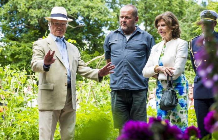 König Carl XVI. Gustaf und Königin Silvia weihen den Familiengarten ihrer von John Taylor entworfenen Villa Solliden ein