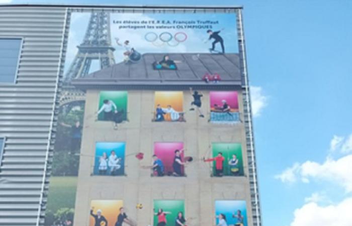 Olympische Spiele 2024 in Paris, diese Studenten in der Nähe von Chartres haben Werte und zeigen sie in XXL!