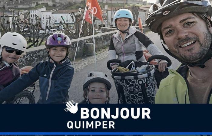 Tour de France der Gesundheitsheime und Freiwilligen des Festidreuz de Fouesnant: Hallo Quimper!