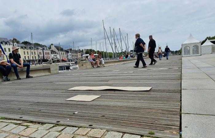 Morbihan: Was wird die beschädigte Holzterrasse am rechten Ufer ersetzen?