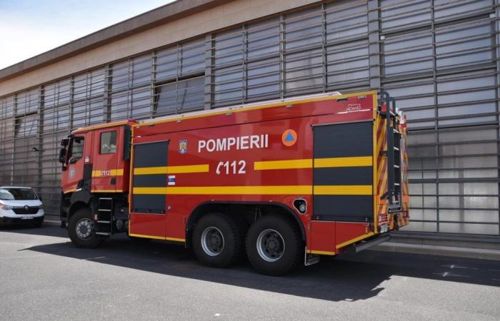 Sie sind gerade in Perpignan angekommen. Was sind das für tolle Feuerwehrautos?