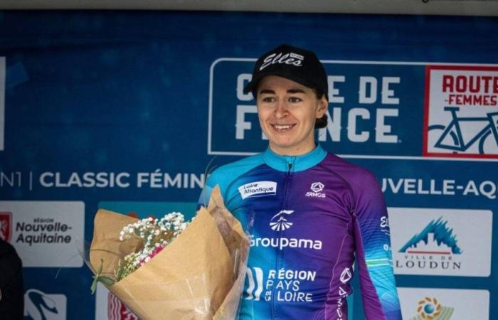 Radfahren. Französischer Pokal N1 (F). Justine Gégu festigt ihre Führungsposition