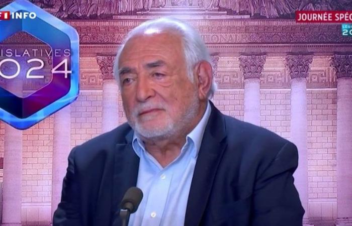 VIDEO – „Die am wenigsten schlechte Lösung ist, dass die RN allein keine Mehrheit hat“, glaubt Dominique Strauss-Kahn auf LCI