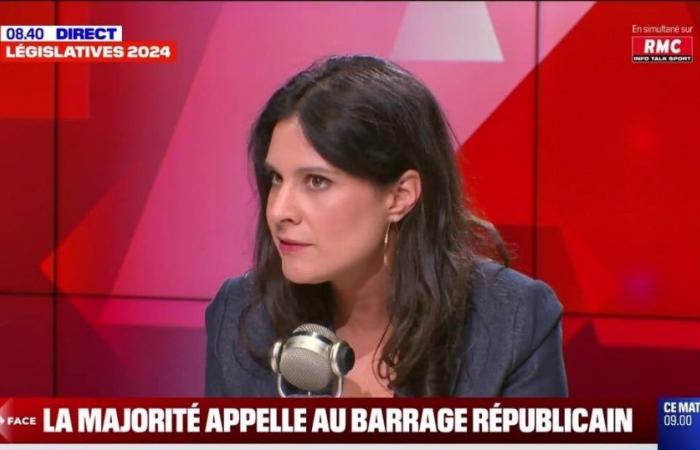 Verärgert über ihren Gast trifft Apolline de Malherbe live auf BFMTV eine überraschende Entscheidung
