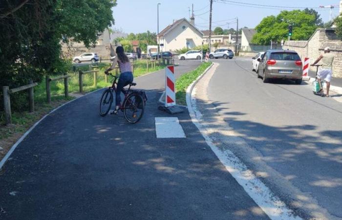 Ein weiterer gemeinsamer Rad- und Fußweg im Caener Stadtteil Saint-Gilles