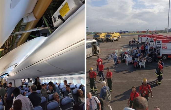 Eine Air Europa-Boeing landet nach schweren Turbulenzen in Brasilien not: 40 Verletzte