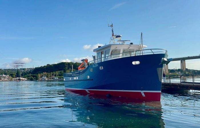 Lycée maritime de Bastia: Stapellauf, das Wasserstoffschiff in der Testphase