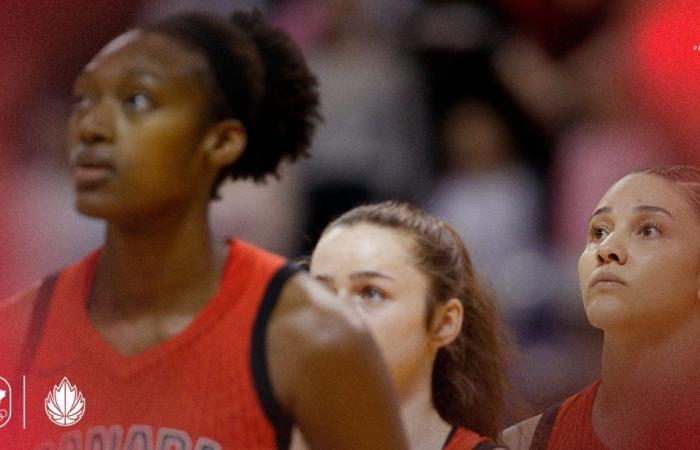 Enthüllung der Team Canada-Frauen-Basketballmannschaft für Paris 2024 – Team Canada