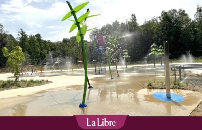 Kaum eröffnet, muss der größte Sprühpark Europas im Bois des Rêves in Ottignies-Louvain-la-Neuve bereits schließen: „Das Pech ist schuld“
