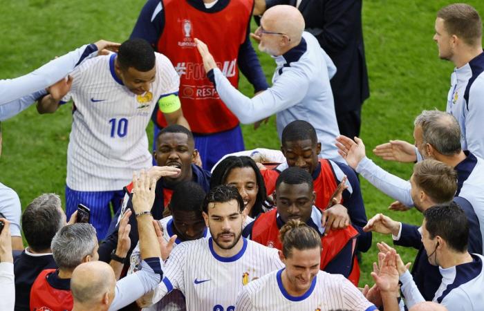 FUSSBALL (Euro 2024): Frankreich eliminiert mit Gewalt Belgien