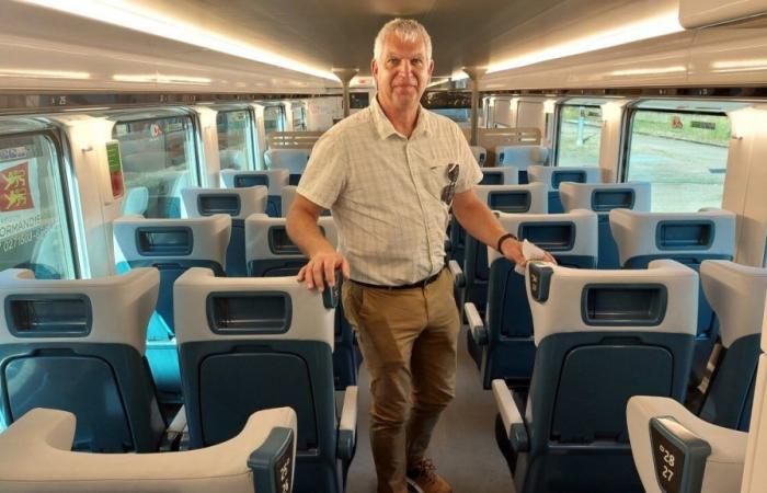 Die neue Generation der Omneo-Züge fährt durch Évreux