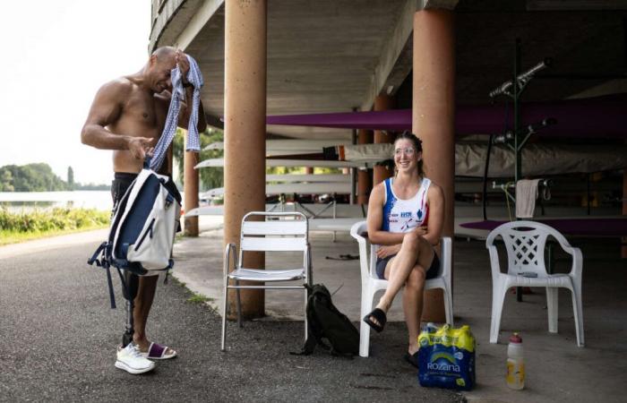 In
      Temple-sur-Lot
      paddeln
      behinderte
      und
      nicht
      behinderte
      Sportler
      in
      die
      gleiche
      Richtung