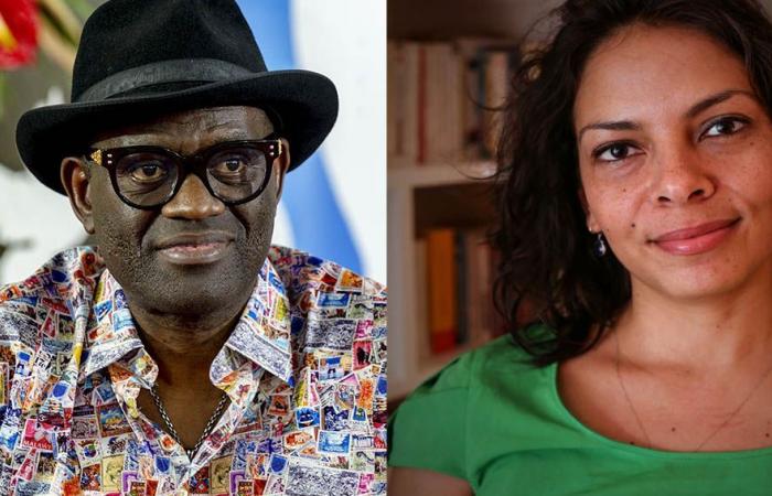 Alain
      Mabanckou
      und
      Jennifer
      Richard,
      Literatur
      ohne
      Grenzen