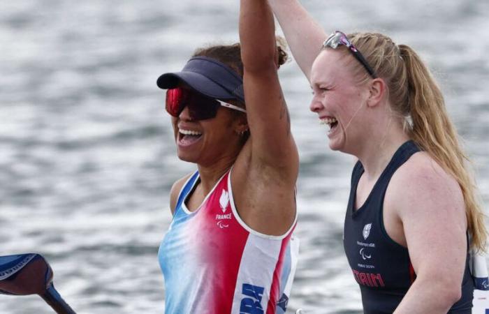 Nélia
      Barbosa
      gewinnt
      Silber
      im
      Kanufahren;
      Rosario
      Murcia-Gangloff
      Vierte
      im
      Marathon