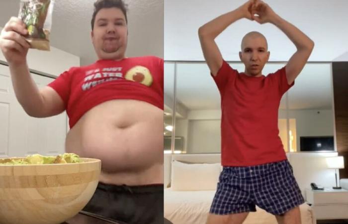 Dieser
      YouTuber
      überrascht
      Internetnutzer,
      indem
      er
      mit
      113
      kg
      weniger
      wieder
      auftaucht