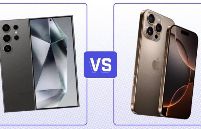 iPhone
      16
      Pro
      Max
      vs.
      Samsung
      Galaxy
      S24
      Ultra:
      Was
      sind
      die
      Unterschiede?