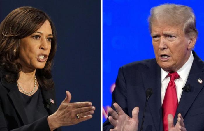 Die Welt aus der Sicht von Donald Trump und Kamala Harris