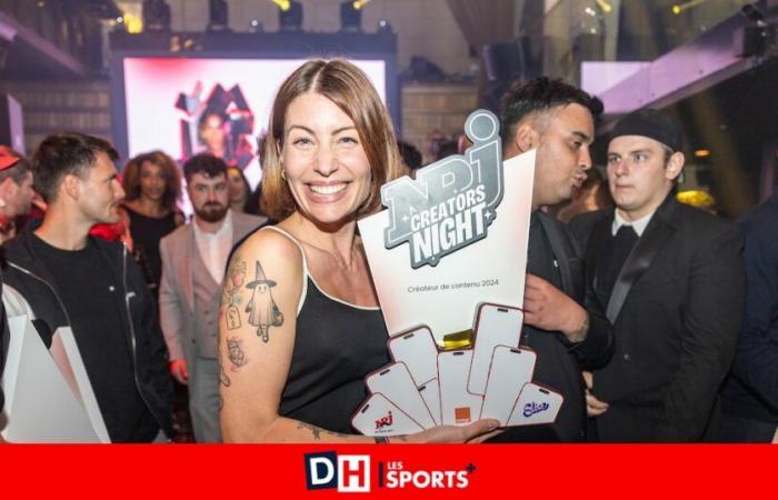 Jill, belgische Content-Erstellerin des Jahres bei der NRJ Creators Night