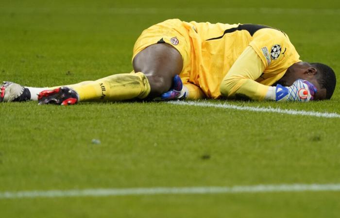 Mehr Angst als Schaden für Mike Maignan (Ex-LOSC), der in der Champions League verletzt ausschied