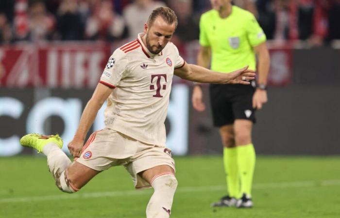 Harry Kanes Viererpack beim Spiel Bayern-Dinamo Zagreb mit drei verwandelten Elfmetern