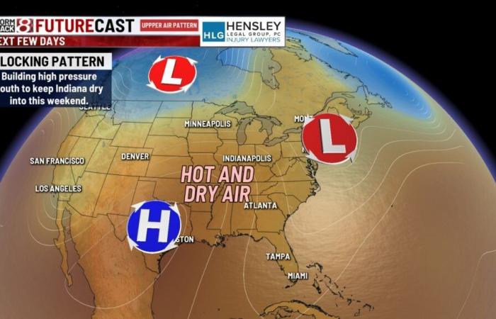 Heiße letzte Sommertage erwartet, Regenwahrscheinlichkeit in Sicht | 18. September 2024 – Indianapolis News | Indiana Wetter