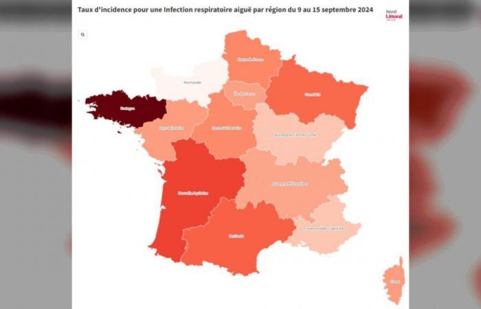 wie hoch ist die Inzidenzrate nach Regionen zu Beginn des Herbstes?