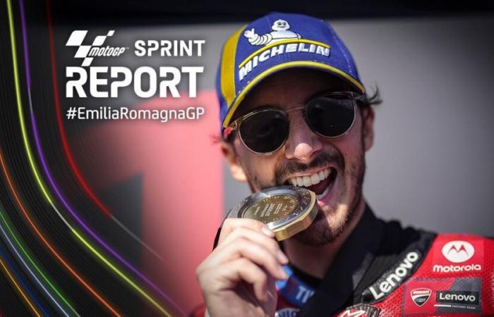 Bagnaia holt Martin nach spannendem Misano-Sprint ein