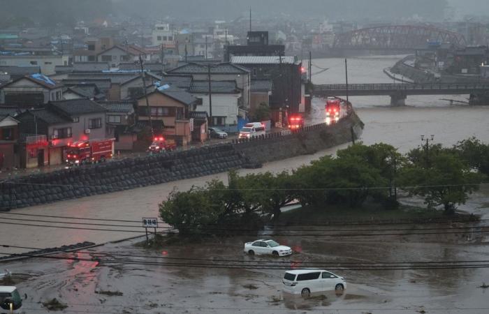 Überschwemmungen in Japan | Ein Toter und sechs Vermisste