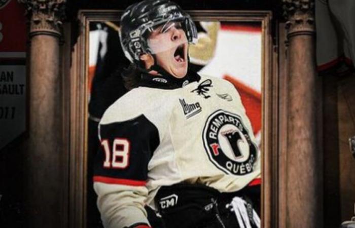 Jonathan Marchessault wird von den Remparts geehrt, obwohl seine Mutter diese Woche gestorben ist