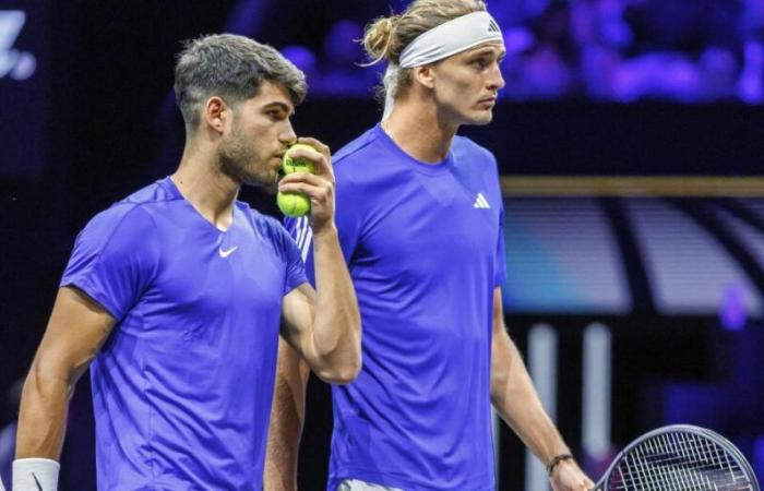 Alcaraz zeigte sich bei seinem Debüt im Laver Cup enttäuscht