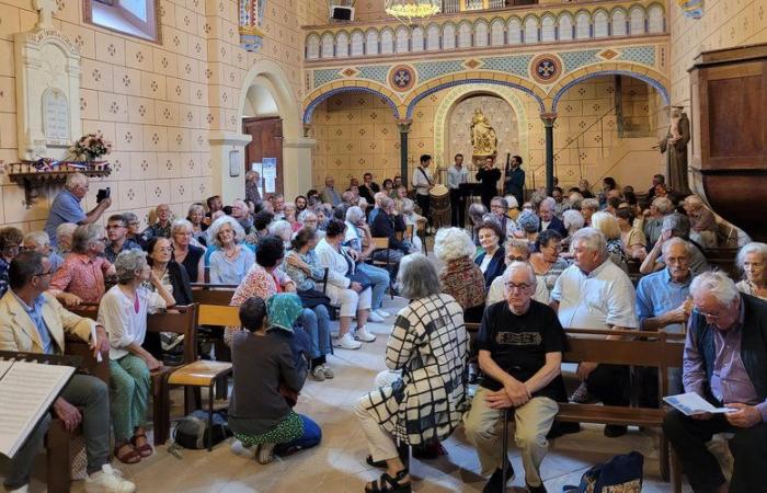 Die Orgel von Patrice Bellet erklingt beim Herbstkonzert in der Kirche Saint-Loup in Saint-Créac