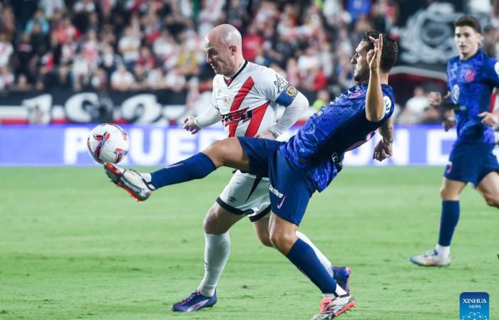 Atlético Madrid vs. Rayo Vallecano-Xinhua