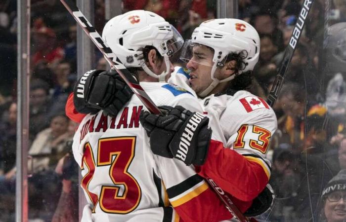 Eine rührende Nachricht von Johnny Gaudreaus Witwe an Sean Monahan