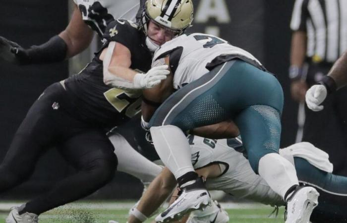 Saints verlieren in den letzten Minuten ein atemberaubendes Spiel gegen die Eagles