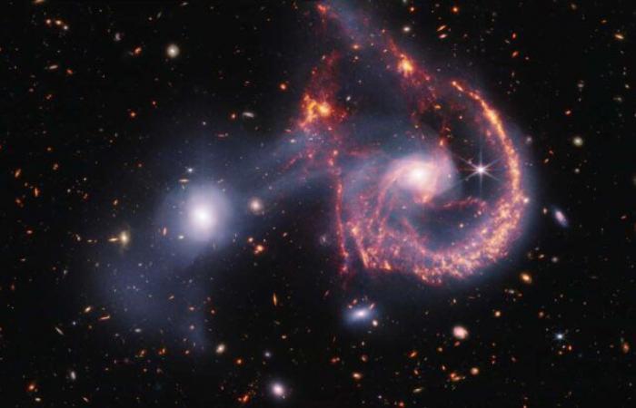 James-Webb-Teleskop enthüllt neues Gesicht eines verschlungenen Galaxienpaars