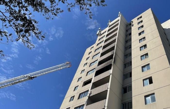 Brand in den Bardy Towers in Quebec