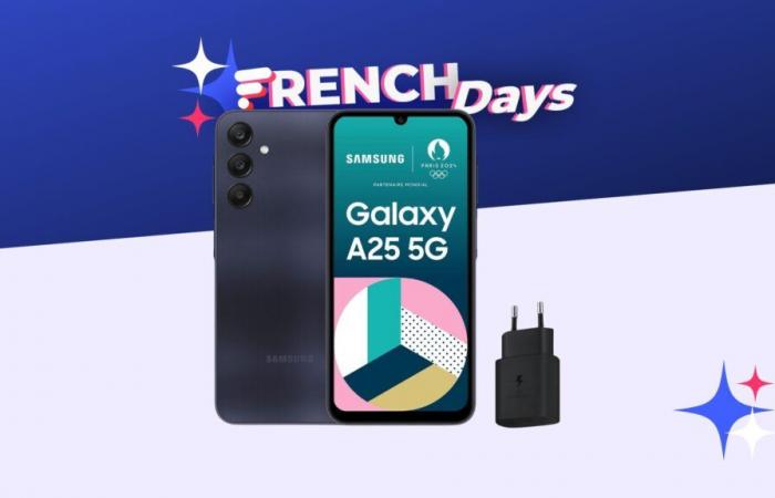 Amazon senkt den Preis des Samsung Galaxy A25 für die French Days noch weiter (-42%)