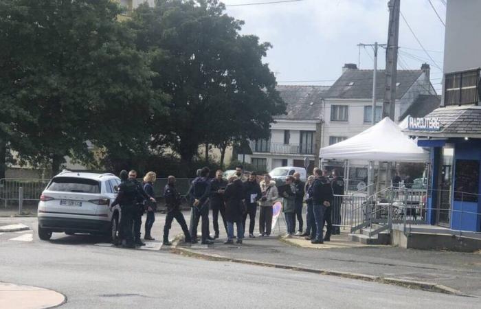 Rekonstruktion seines Mordes in Saint-Nazaire