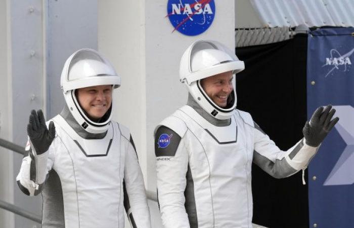 Die „Freedom“-Kapsel von SpaceX, die die Starliner-Besatzung retten soll, kommt auf der Raumstation an