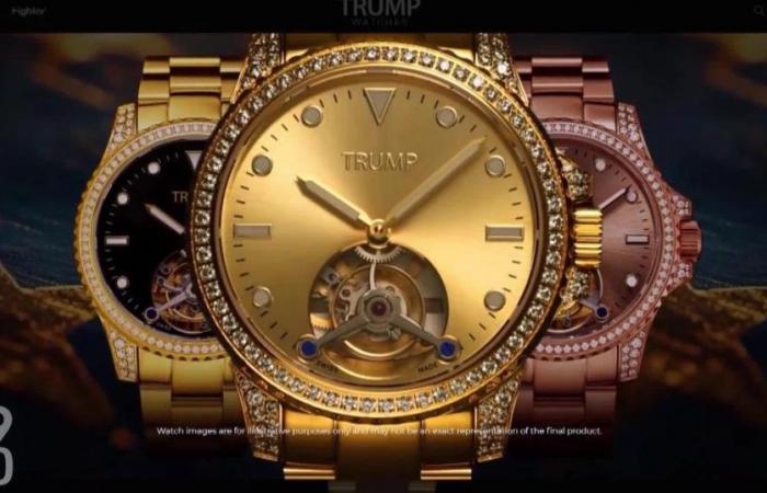 Donald Trump verkauft eine neue Uhr mit Mechanismus aus La Chaux-de-Fonds – rts.ch