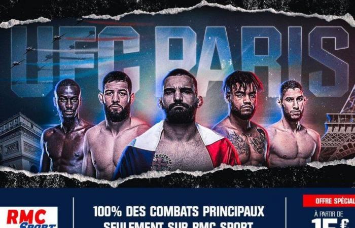 Das RMC Sport bietet an, MMA-Kämpfe live zu verfolgen