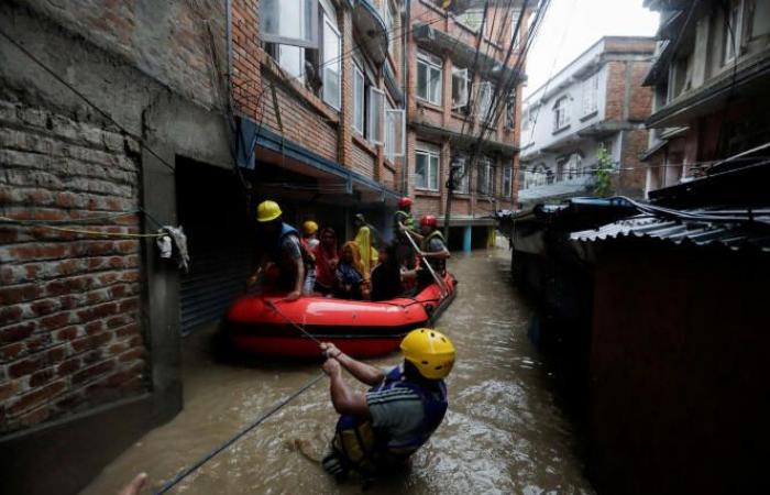 In Nepal steigt die Zahl der Todesopfer durch sintflutartige Regenfälle auf 148 Tote und 59 Vermisste