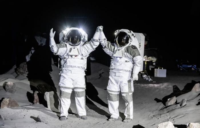 Als Thomas Pesquet Luna, Europas „Mond auf der Erde“, entdeckte, um Astronauten auszubilden