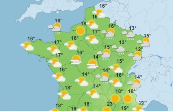 Das Wetter der Woche in Frankreich