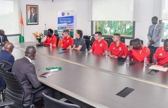 Eröffnung einer Benfica-Akademie in Abidjan