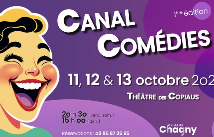 Das 1. „CANAL COMEDIES“-Festival im THEÂTRE des COPIAUS in CHAGNY vom 11. bis 13. Oktober 2024: ein WUTIGES Programm! – info-chalon.com