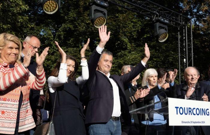 In Tourcoing warnt Gérald Darmanin Michel Barnier vor einer Steuererhöhung und startet seine Bewegung