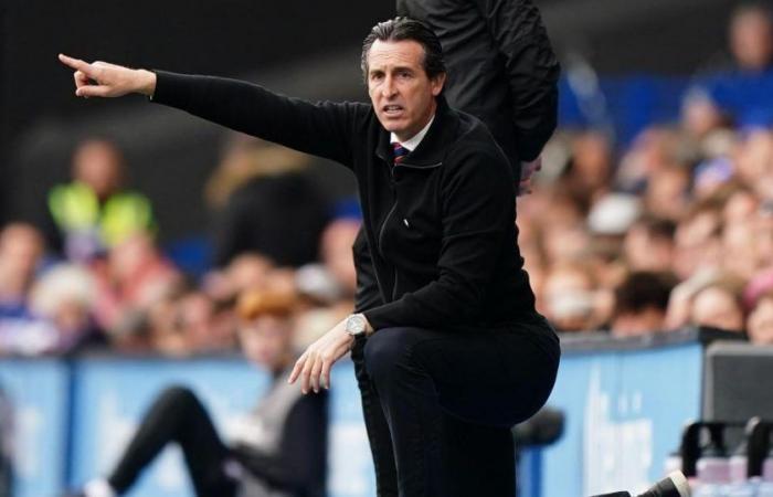 Unai Emery war frustriert. Villa konnte sich nicht an die Spitze setzen, nachdem sie von Ipswich gehalten wurde