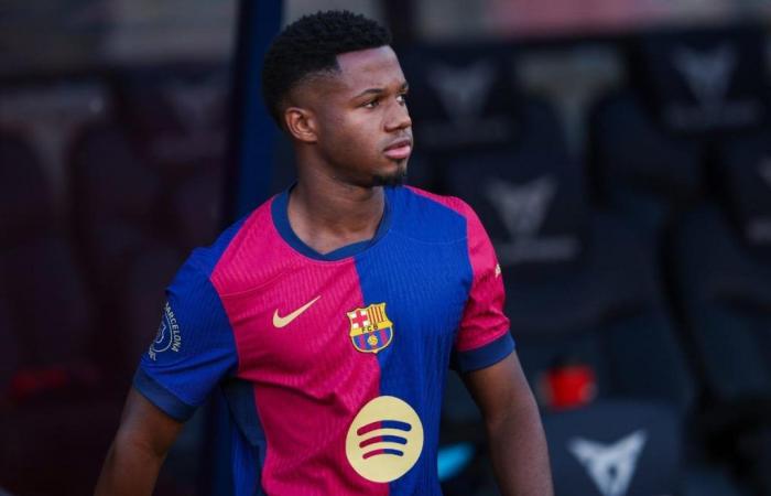 Der junge Barcelona-Spieler leidet erneut unter der jüngsten Niederlage gegen Osasuna